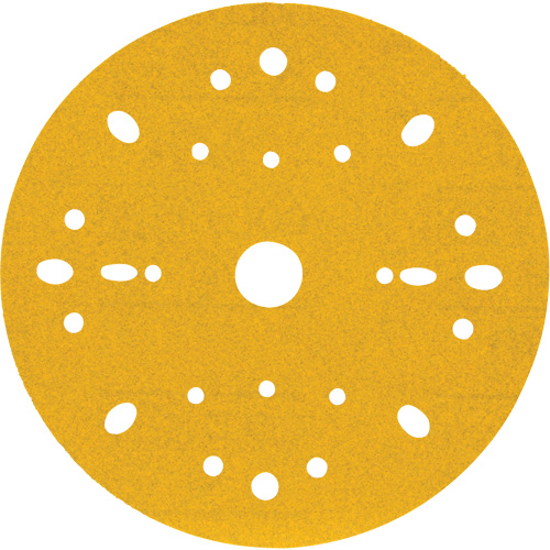 Disque abrasif dor&eacute; Hookit, dia 6", Grain 180, Oxyde d'aluminium, Poids C Pathway Supply LP