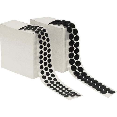 Attache en rondelle, Crochet, 1/2" dia., Adh&eacute;sif, Noir Pathway Supply LP