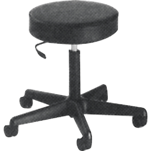 Tabouret de travail de s&eacute;rie 900, Mobile, Ajustable, , Tissu Si&egrave;ge, Noir Pathway Supply LP