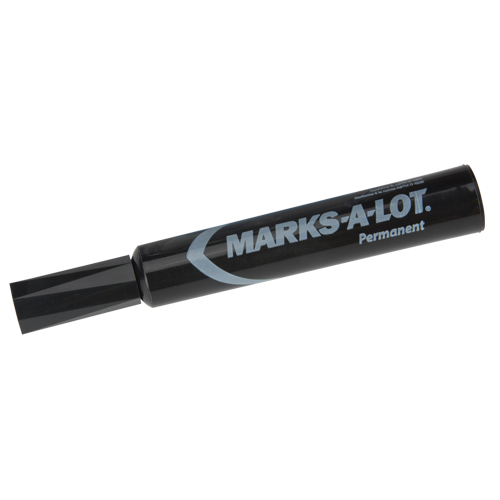 Marqueurs permanents Marks-a-Lot, Noir, Pointe Ciseau Pathway Supply LP