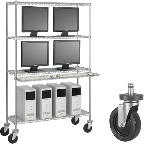 Trousse de roulettes de 5" en caoutchouc Pathway Supply LP