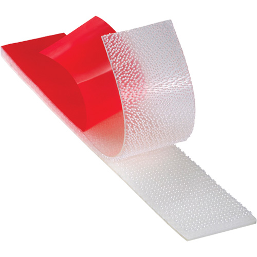 Dual Lock Low Profile Reclosable Fastener, Self-Mating, 50 yds x 1", Adhesive, Clear Pathway Supply LP