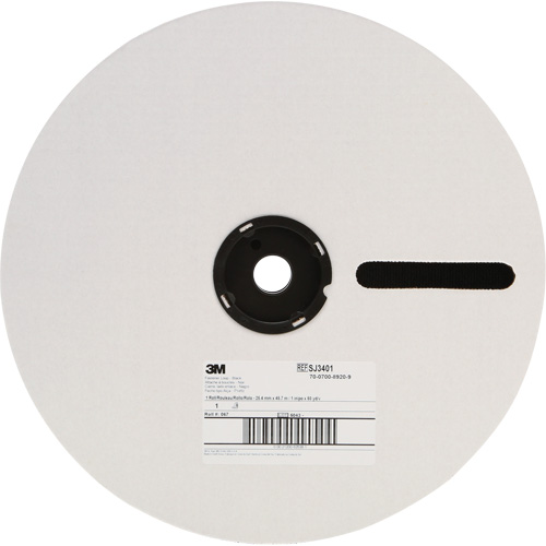 Fastener, Loop, 50 yds x 5/8", Adhesive, Black Pathway Supply LP