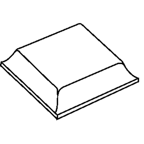 Bumpon Tapered Square Protective Bumpers Pathway Supply LP