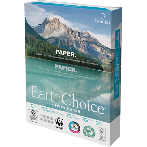 Papier pour le bureau EarthChoice, FSC, 8-1/2" x 11", 20 lb, Blanc Pathway Supply LP