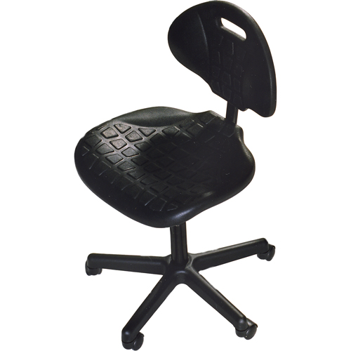 Heavy-Duty Ergonomic Seating, Polyurethane, Black, 250 lbs. Capacity Pathway Supply LP