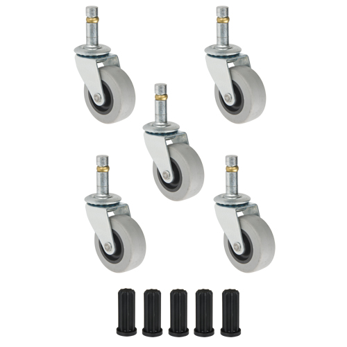 Roulettes pivotants &agrave; base en acier Pathway Supply LP