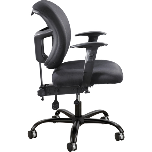 Chaises de travail pour usage intensif 24/7 Alday, Nylon, Noir, Capacit&eacute; 500 lb Pathway Supply LP