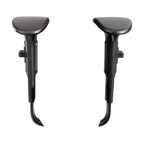 Ensemble d'accoudoirs rembourr&eacute;s en T ajustables Pathway Supply LP