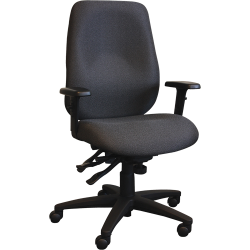 Chaises ergonomiques Cierra , Tissu, Noir, Capacit&eacute; 275 lb Pathway Supply LP