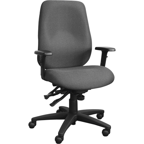 Chaises ergonomiques Cierra , Tissu, Gris, Capacit&eacute; 250 lb Pathway Supply LP