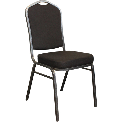 Stacking Chairs, Fabric, 37" High, 275 lbs. Capacity, Black Pathway Supply LP