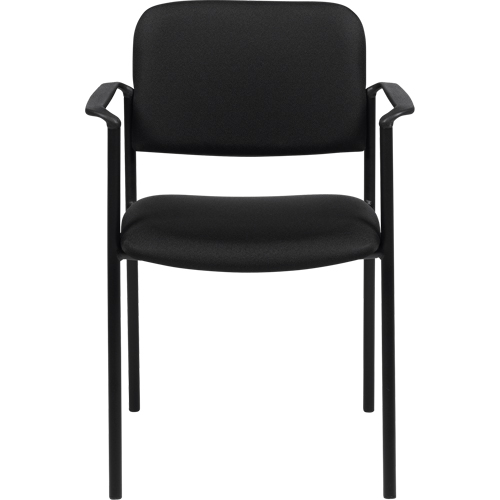 Chaises empilables, Tissu, Hauteur 32", Capacit&eacute; 300 lb, Noir Pathway Supply LP