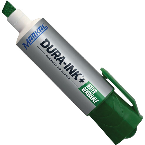 Marqueur &agrave; encre Dura-Ink WashAway, Vert, Pointe Ciseau Pathway Supply LP