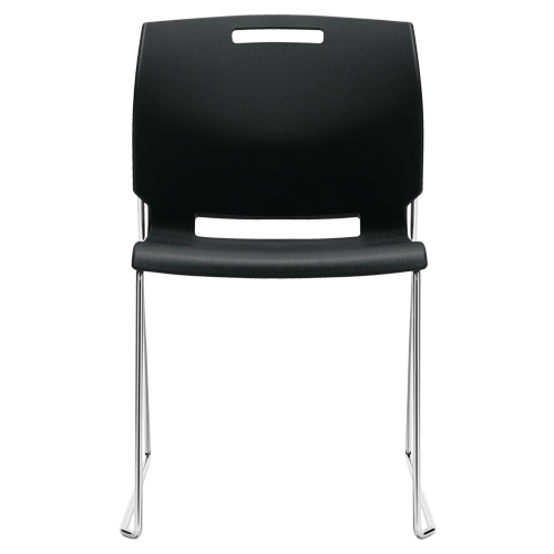 Chaise, Plastique, Hauteur 32-1/2", Capacit&eacute; 300 lb, Noir Pathway Supply LP
