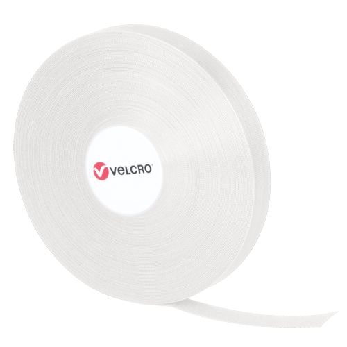 QWIK Fastener Ties, Hook & Loop, 25 yds x 3/4", Self-Grip, White Pathway Supply LP