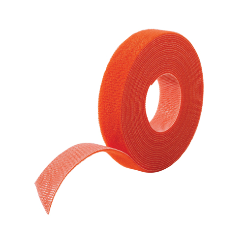 One-Wrap&reg; Cable Management Tape, Hook & Loop, 25 yds x 5/8", Self-Grip, Orange Pathway Supply LP