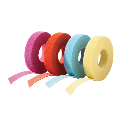 One-Wrap&reg; Cable Management Tape, Hook & Loop, 25 yds x 5/8", Self-Grip, Orange Pathway Supply LP