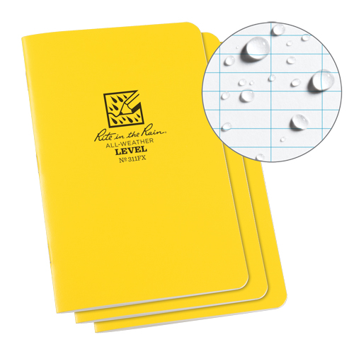 Carnet de notes, Couverture souple, Jaune, 48 Pages, 4-5/8" , 7"  Pathway Supply LP