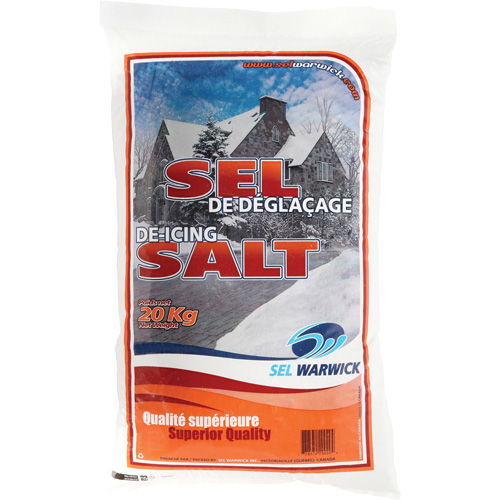 Sel fondant &agrave; glace, 44,1 lb (20 kg), Sac, -10°C (14°F) Pathway Supply LP