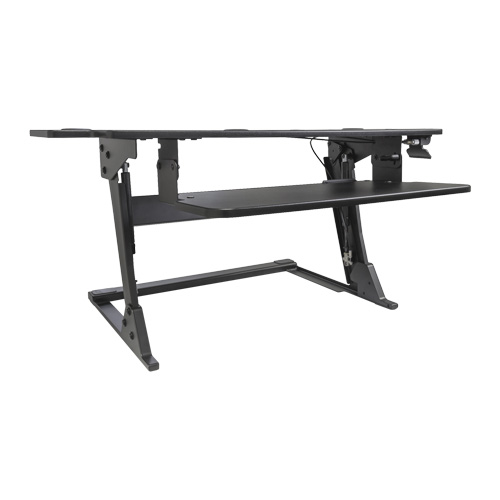 Goya Sit-Stand Workstation, Desktop Unit, 20" H x 42" W x 16" D, Black Pathway Supply LP