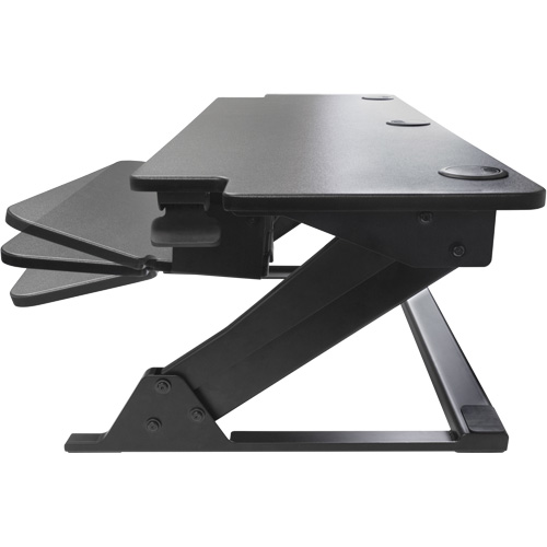 Goya Sit-Stand Workstation, Desktop Unit, 20" H x 42" W x 16" D, Black Pathway Supply LP