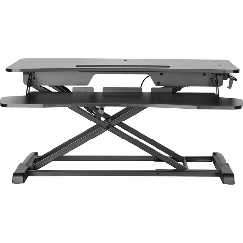 Goya Sit-Stand Workstation, Desktop Unit, 22" H x 31-1/2" W x 24" D, Black Pathway Supply LP