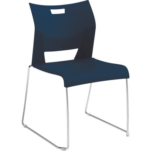 Duet Armless Training Chair, Plastic, 33-1/4" High, 350 lbs. Capacity, Blue Pathway Supply LP