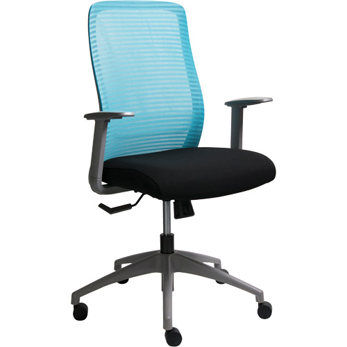 Era Series Adjustable Office Chair, Fabric/Mesh, Blue, 275 lbs. Capacity Pathway Supply LP