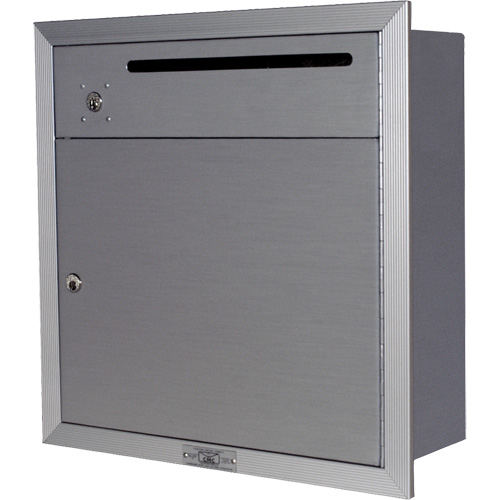 Recessed Collection Box, Wall -Mounted, 12-3/4" x 16-3/8", 2 Doors, Aluminum Pathway Supply LP