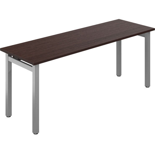 Newland Table Desk, 29-7/10" L x 72" W x 29-3/5" H, Dark Brown Pathway Supply LP