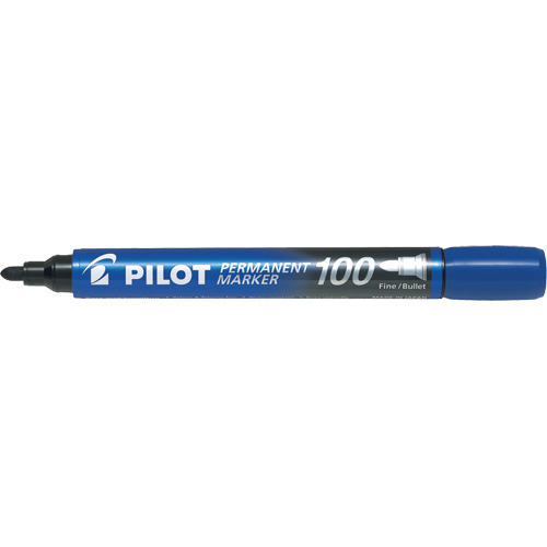 Series 100 Permanent Marker, Bullet, Blue Pathway Supply LP