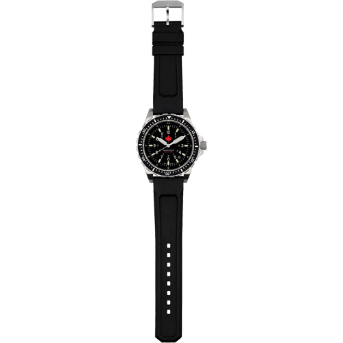 Red Maple Jumbo Diver's Quartz Watch, Digital, Battery Operated, 46 mm, Black Pathway Supply LP