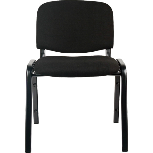 Chaises empilables, Tissu, Hauteur 32", Capacit&eacute; 250 lb, Noir Pathway Supply LP