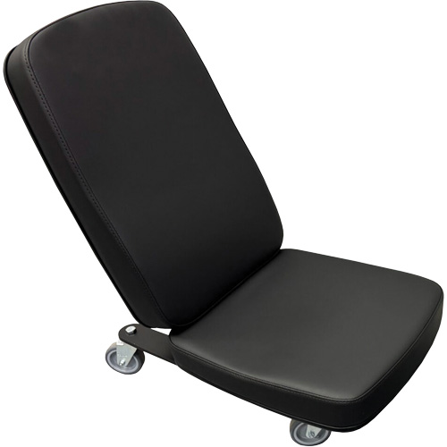 FLEX Mini Industrial Chair, Vinyl, Black, 280 lbs. Capacity Pathway Supply LP