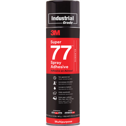 Super 77 Spray Adhesive, Clear, Aerosol Can Pathway Supply LP
