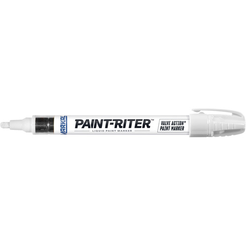 Paint-Riter&reg; Valve Action&reg; Paint Marker, Liquid, White Pathway Supply LP