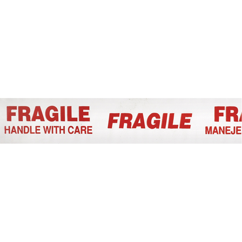 Ruban d'emballage Scotch 3771 avec message, Adh&eacute;sif Thermofusible, 2 mils, 48 mm (1-22/25") x 100 m (328') Pathway Supply LP