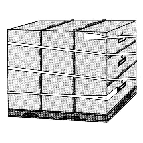 Ruban extensible, &eacute;paisseur 5 mils, 38,1 mm (1-1/2") x 55 m (180')  Pathway Supply LP