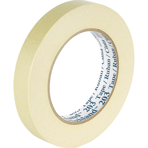 Highland 203 Masking Tape, 12 mm (1/2") x 55 m (180'), Beige Pathway Supply LP
