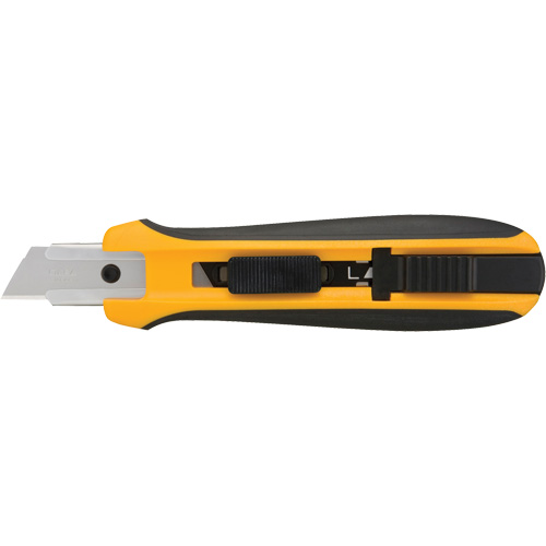 Five-Position Safety Knife, 18 mm, Silver, Rubber Handle Pathway Supply LP