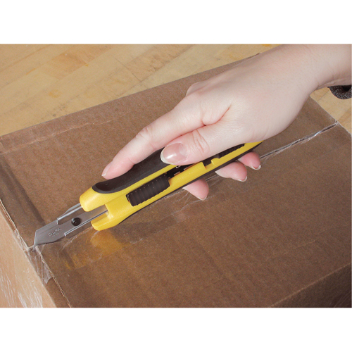 Five-Position Safety Knife, 18 mm, Silver, Rubber Handle Pathway Supply LP