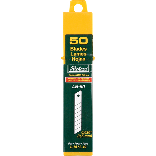 Lames de rechange, Style Cassable Pathway Supply LP