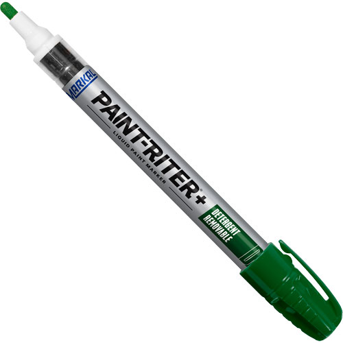 Marqueur &agrave; peinture nettoyable au d&eacute;tergent Paint-Riter+, Liquide, Vert Pathway Supply LP