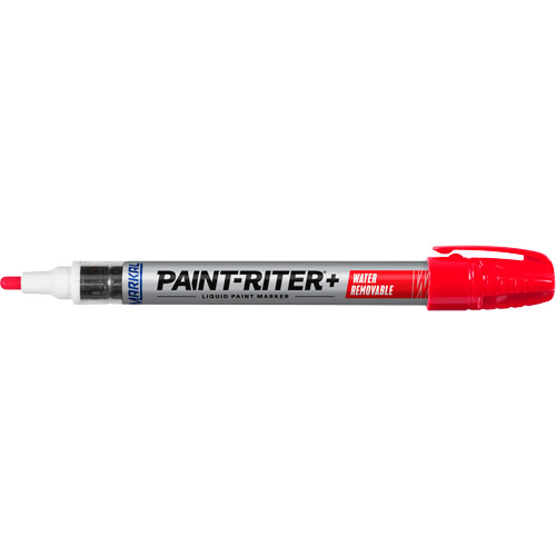 Paint-Riter&reg;+ Water Removable Paint Marker, Liquid, Red Pathway Supply LP