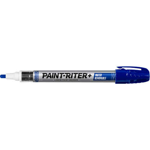 Paint-Riter&reg;+ Water Removable Paint Marker, Liquid, Blue Pathway Supply LP