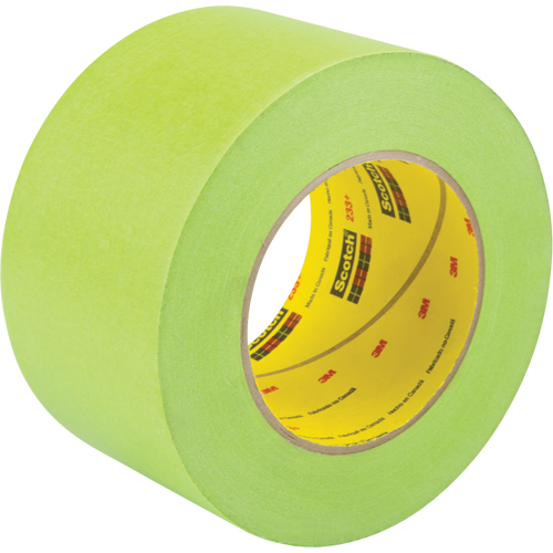 Scotch&reg; 233+ Masking Tape, 72 mm (3") x 55 m (180'), Green Pathway Supply LP