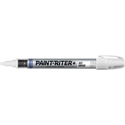 Paint-Riter&reg; + Oily Surface Marker, Liquid, White Pathway Supply LP