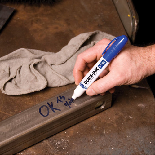 Dura-Ink&reg; Dry Erase Ink Markers, Blue, Bullet Tip Pathway Supply LP