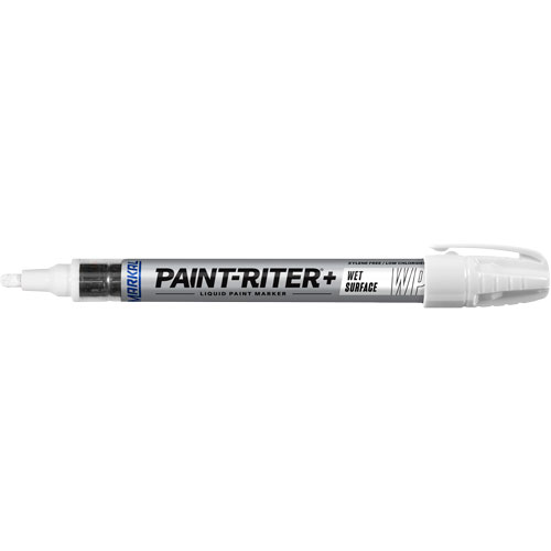 Paint-Riter&reg;+ Wet Surface Paint Marker, Liquid, White Pathway Supply LP